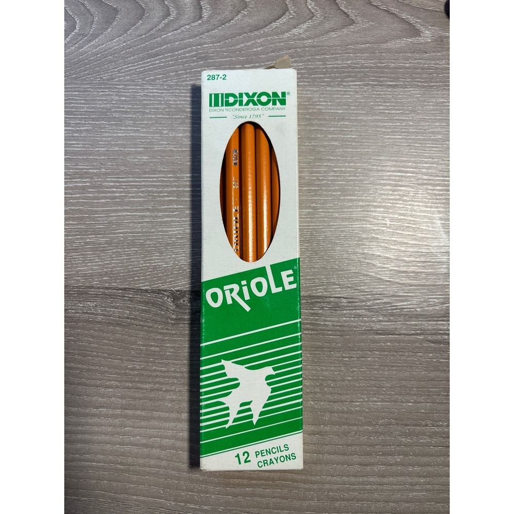 Dixon Oriole #2 HB Pencils 1 Dozen 10 Count Yellow Unsharpened Non-Toxic 287-2
